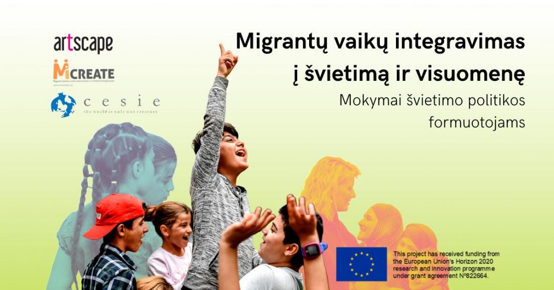 Švietimo politikos formuotojus, švietimo įgyvendinimo procese dalyvaujančius praktikus kviečiame į mokymus „Migrantų vaikų integravimas į švietimą ir visuomenę“